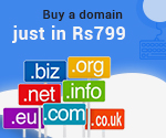 Buy new domain in just 799 Rs